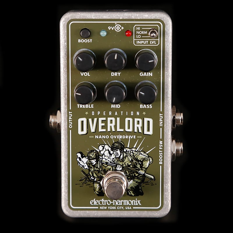 Electro-Harmonix Nano Operation Overlord Allied Overdrive Pedal image 1