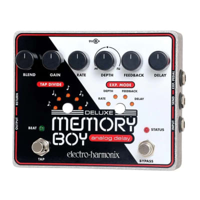 Electro-Harmonix Deluxe Memory Boy Analog Delay Pedal with Tap Tempo and Built-In EFX Loop for sale