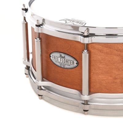 Pearl 6.5x14 Maple/Mahogany Free Floating Snare Drum image 3