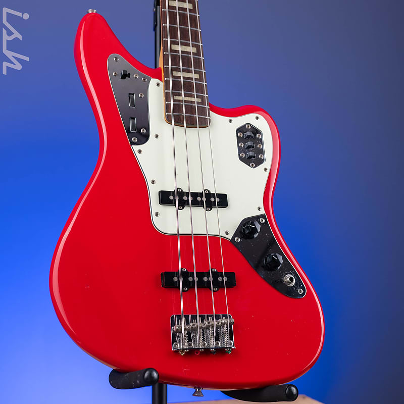 2007 Fender Jaguar Bass MIJ CIJ Japan Candy Apple Red | Reverb