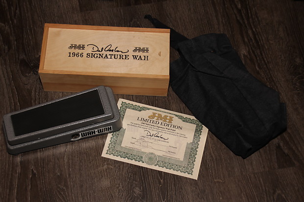 JMI Del Casher Wah 1966 Sig. Wah Pedal No.13/100 New from Collection image 1