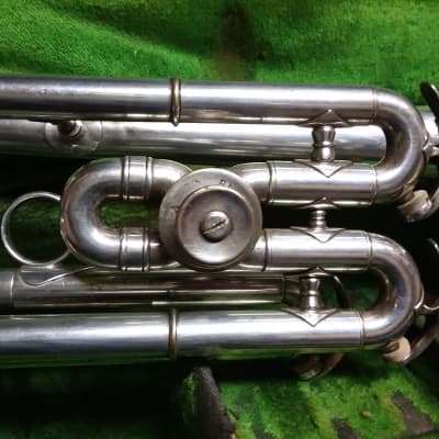 Conn 18B Duo Bore Vintage 1927 Professional Trumpet In Excellent Playing Condition image 4