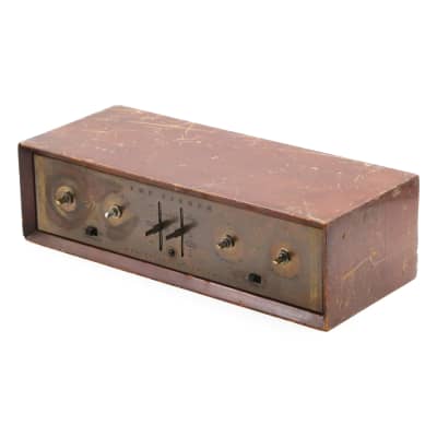 1954 The Fisher Model 50-C-3 Master Audio Control – 3rd Gen. 50-C Vintage Tube PreAmplifier Stereo PreAmp Unit w/ Original Wood Enclosure image 3
