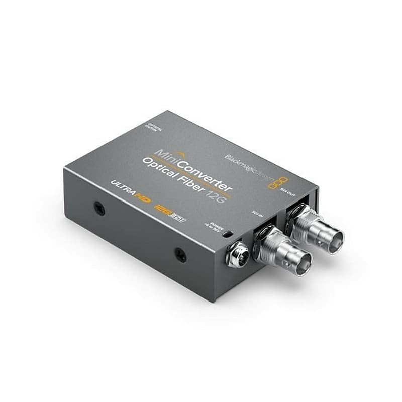 Blackmagic Design Mini Converter Optical Fiber 12G |Optical Fiber Mini Converter  			