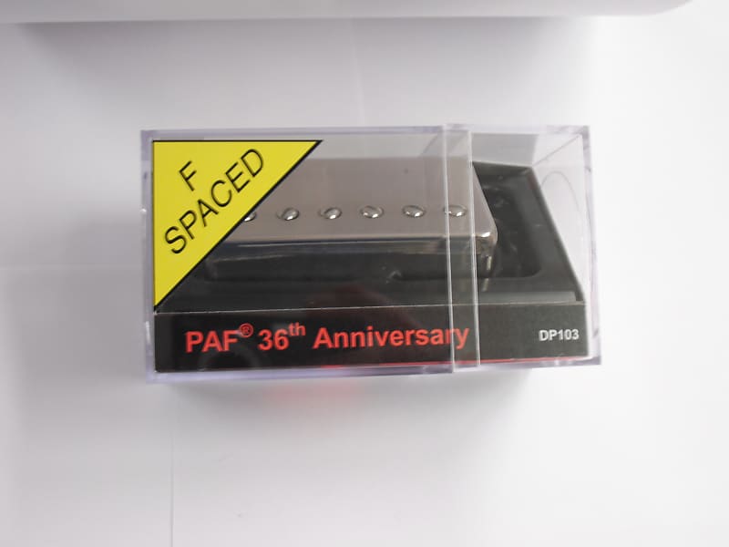 DiMarzio F-spaced PAF 36th Anniversary Neck Humbucker W/Nickel Cover DP 103 image 1