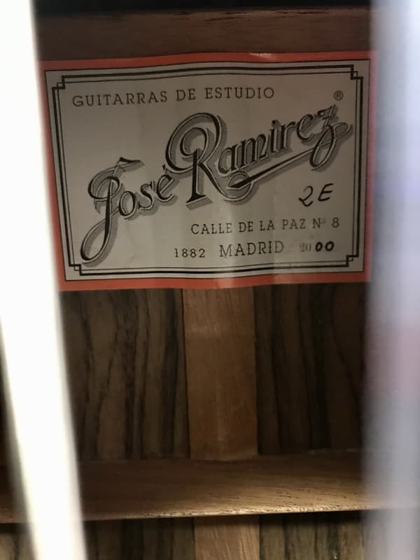 Jose Ramirez Calle de la Paz No. 8 Classical Guitar