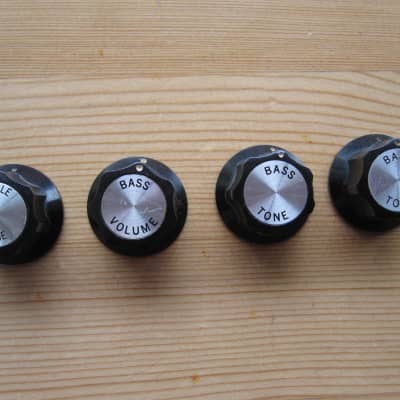 4 vintage Rickenbacker knobs volume tone 360 4001 365 335 1965 1966 1967 1968 1969 1970 1971 1972 for sale