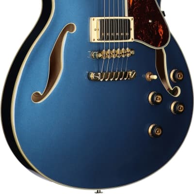 Ibanez AS73G Artcore Semi-Hollowbody Electric Guitar, Prussian Blue Metallic image 8