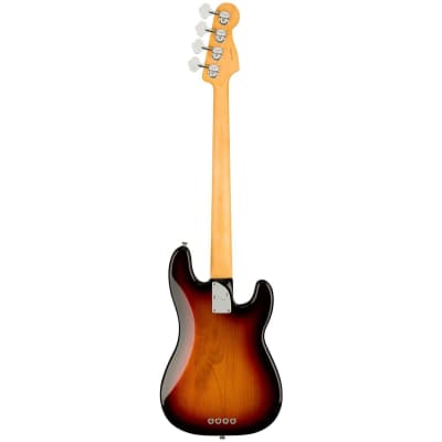 Fender American Professional II Precision Bass Left-Handed Bass Guitar (3-Color Sunburst, Rosewood Fretboard) image 4