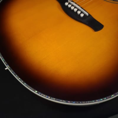 2021 Ibanez JSA20-VB Joe Satriani Signature Acoustic Electric Guitar w/ Gig Bag image 3