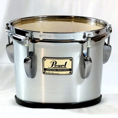Pearl Championship Series 10" Marching Tom, Brushed Silver (New Old Stock, 2004) image 1