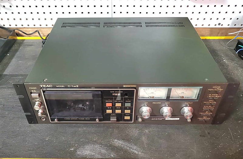 TEAC C-2X ステレオカセットデッキ ティアック 通電確認済 レトロ