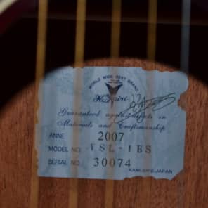 K. Yairi G1-F Satin Sunburst | Reverb