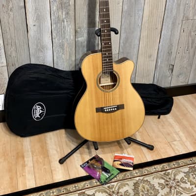 Teton STG100CENT Spruce Cutaway Guitar Acoustic/Electric EXTRAS Help Support Small Business , Thanks image 17
