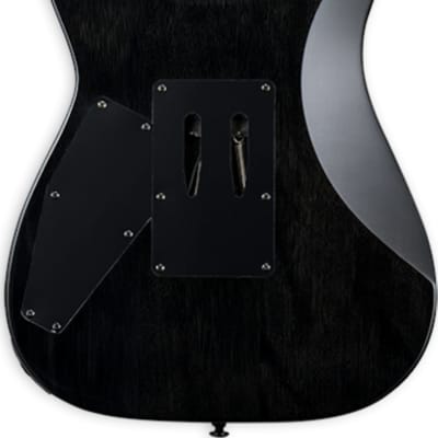 ESP LTD M-200FM Electric Guitar See Thru Black image 3