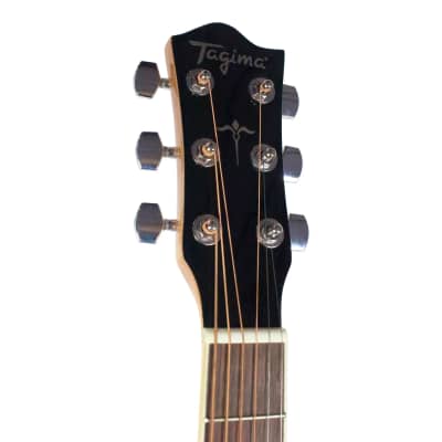 Tagima WS-30 EQ Acoustic-Electric Guitar, Chhlik Fretboard, Spruce Top, Sunburst image 3