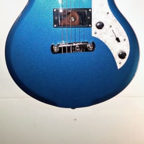 Supro USA Ozark NAMM Prototype OZ2 Electric Guitar 2014 Blue / Roadhouse USA Pickups / One of a Kind image 3
