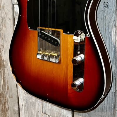 2024 Fender Jason Isbell Signature Custom Telecaster, Road Worn Chocolate Sunburst, Includes FREE Fender Hard Shell Case ! image 5