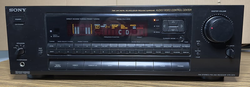 Sony STR-D711 FM Stereo/FM-AM Audio/Video Receiver - No Remote - Works Great  			