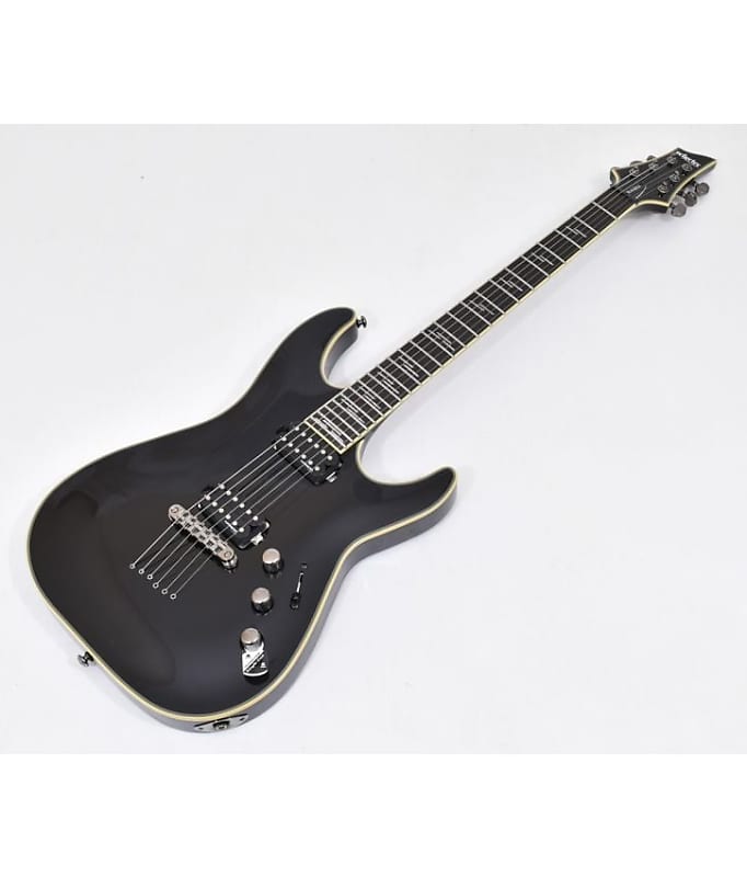 Schecter C-1 Blackjack Guitar Gloss Black image 1