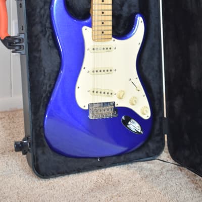 Fender American Standard Stratocaster - 2012 - Mystic Blue - USA - w/ Deluxe Fender Travel Case image 23