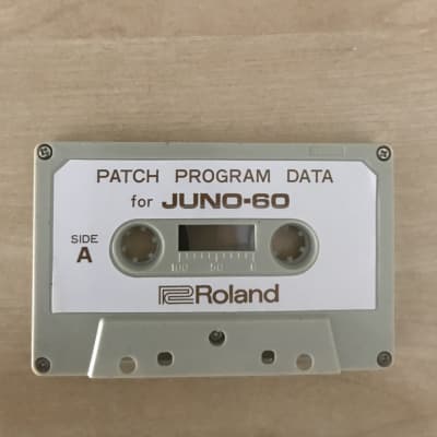 Roland Juno - 60 Patch Program Data Tape