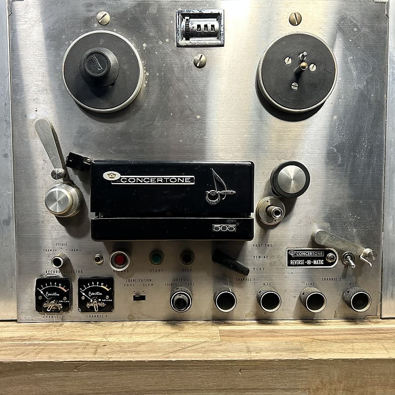 Concertone/Teac Model 505 reel to reel 1960’s for parts or restoration Local Pickup at our shop in Milwaukee WI  			