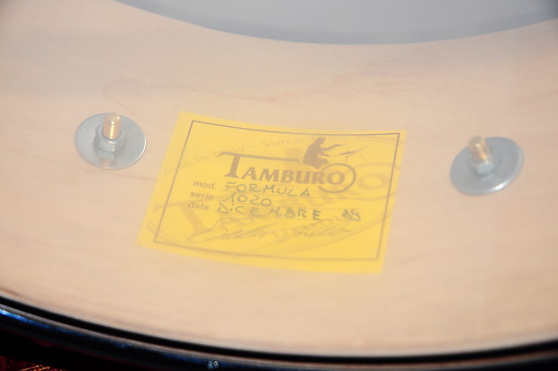 Tamburo Formula 14x4.5 snare drum 1999 dark red