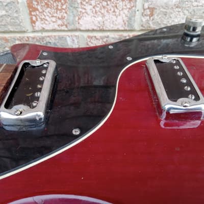 Vintage 1963 Gretsch Corvette Electric Guitar Husk Project w/ Pickups, Hagstrom Case! image 4