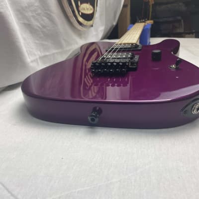Charvel USA Select San Dimas Style 2 HH FR Singlecut Guitar - Purple / Maple neck image 8
