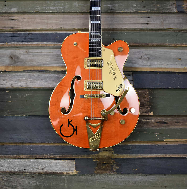 Gretsch 6120W Nashville 1990年製 Western Orange w/Figured
