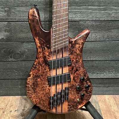 Spector NSDM5SFB NS Dimension 5 String Multi Scale Electric Bass Guitar Faded Black Gloss B Stock for sale