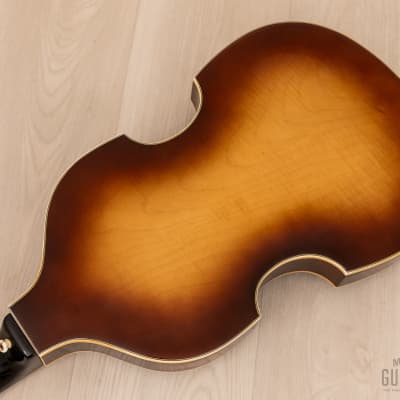 1974 Hofner 500/1 Beatle Bass Vintage Violin Bass 100% Original w/ Blade Pickups, Case image 13