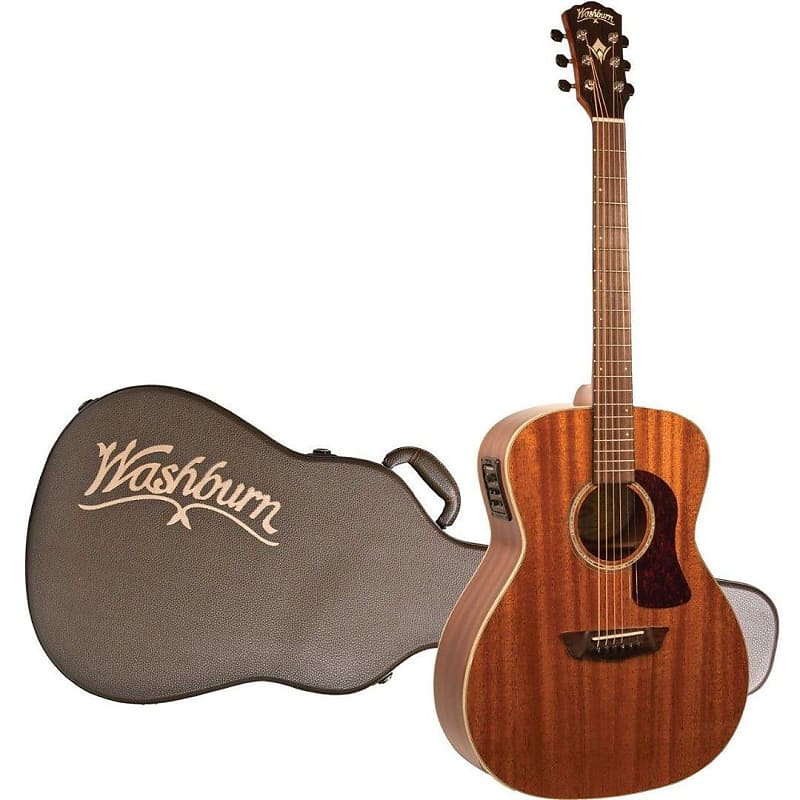 Washburn Heritage Series HG120SWEK Acoustic Electric Solid Wood Guitar with Case image 1