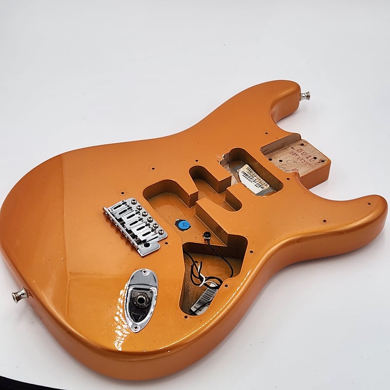 Fender Highway One Strat Body Refinished Copper Orange Reverb