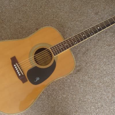 Pearl PF-770 Dreadnought 1971 Natural Made in Japan | Reverb