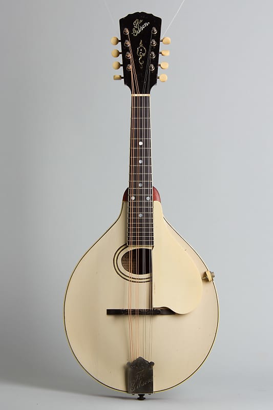 Gibson  Style A-3 Carved Top Mandolin (1919), ser. #53834, original black hard shell case. image 1