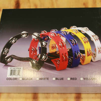 CMC Power Tambourine Double Jingle White PT-81NWH image 2