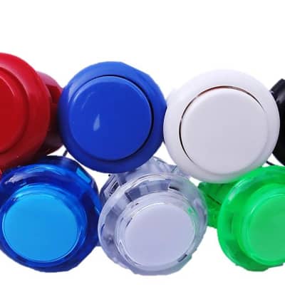 Tesi DITO 24MM Arcade Button Momentary Guitar Kill Switch Translucent Red