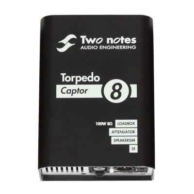 Two Notes Audio Engineering Torpedo CAPTOR Reactive Loadbox DI Attenuator 8-ohm image 1