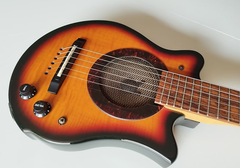 Rare Morris Sound Circus Series Amplified Travel Guitar