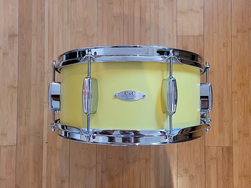 Snares - C&C Drum Co. 6.5x14 12th & Vine Mahogany/Poplar/Mahogany (Pale  Yellow) | Reverb