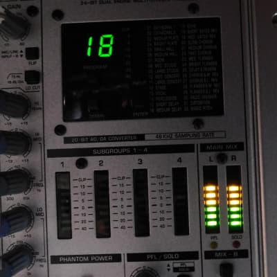 Behringer Eurodesk MX 8000 W/ Meter Bridge & Power Supply Behringer Eurodesk MX 8000 W/ Meter Bridge & Power Supply