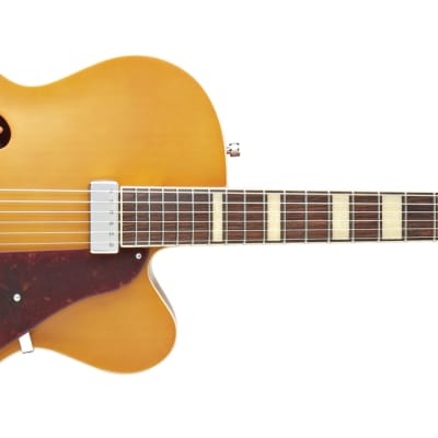 Gretsch G100CE Synchromatic Archtop Cutaway Electric - Flat Natural image 1
