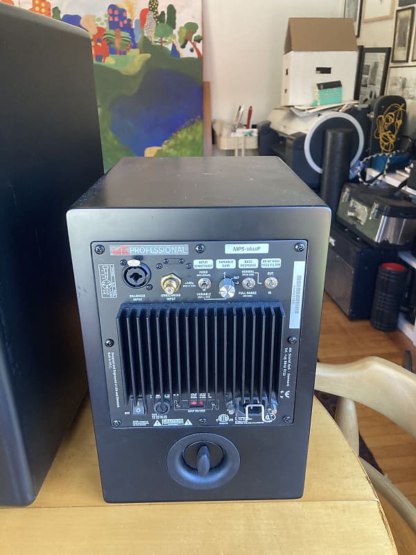 MK Professional MPS1611P Active Studio Monitors Reverb
