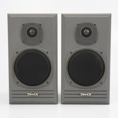 Tannoy System 2 Passive Studio Bookshelf Monitor Speakers w/ Cables #54670 image 1