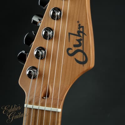 Suhr Eddie's Guitars Exclusive Custom Classic T Roasted - Ice Blue Sparkle image 7
