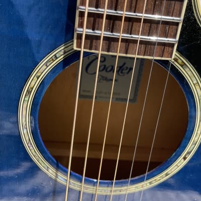 Cooder by Takamine TCP-450 ブルー Takamine Cooder model TCP 450 BES Mid 2000's - Blue | Reverb