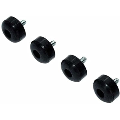 4 Pk Dunlop ECB151 Rubber Feet & Screws for Crybaby Wah Pedal Authorized Dealer image 2