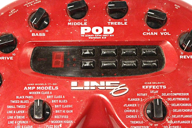 Line 6 Pod 2.0 & FB4 Foot switch | Reverb